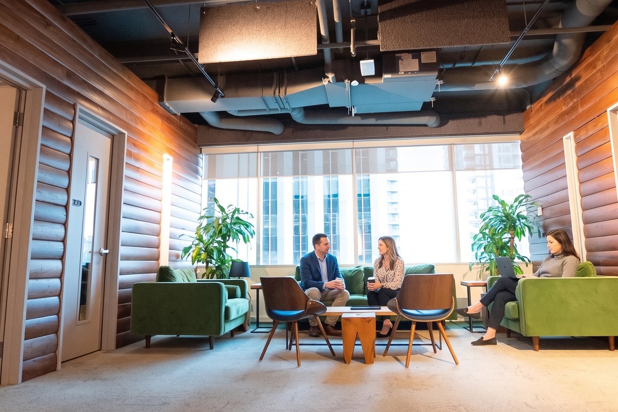 Coworking lounge at The Collaboration Centre