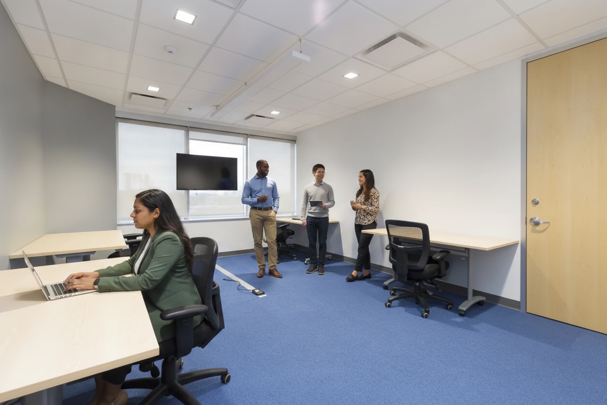 Coworking space at The Pacific Centre in Downtown, Vancouver
