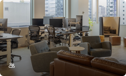 Enterprise office space for large teams